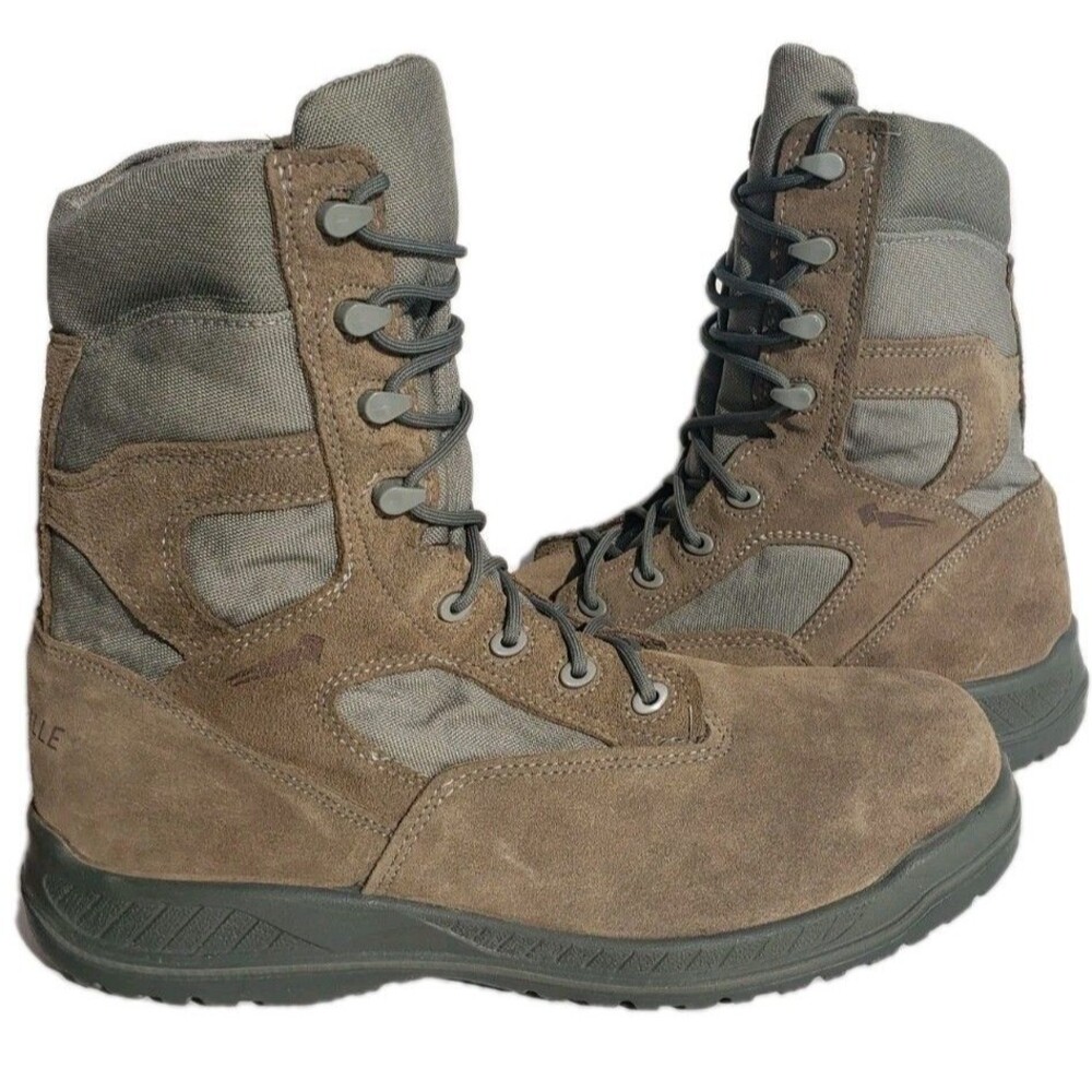 Belleville 610ST USAF Tactical Combat Boots Steel Toe Sage Mens Size 13W Wide